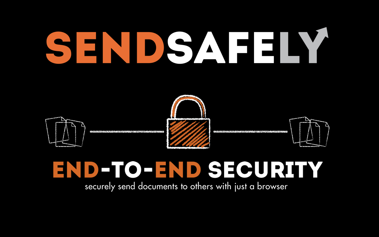 Securely Send Logo WE ARE EXCITED TO INTRODUCE OUR NEWEST OFFERING: SENDSAFELY END-TO-END ...