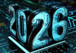 2026 New Year Concept. 3D Render